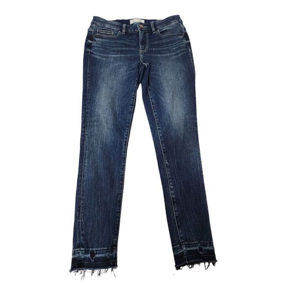 BKE Denim - BKE Payton Womens Actual 29x27 Universal Fit Mid Rise Ankle Skinny Raw Hem Jeans